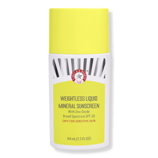 First Aid Beauty Weightless Liquid Mineral Sunscreen With Zinc Oxide SPF 30