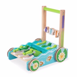 Melissa & Doug First Play Chomp & Clack Alligator Push Toy