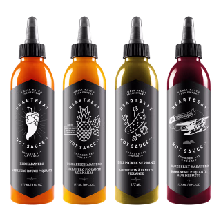 Heartbeat Hot Sauce Co. Pick 4 Pack