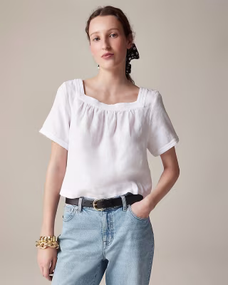 Sailor Square Neck Top