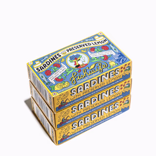 Fishwife Sardines with Preserved Lemon