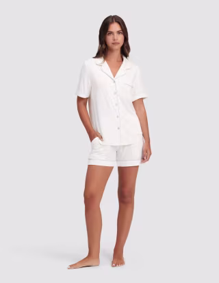 Cozy Earth Women's Bamboo Stretch-Knit Pajama Set