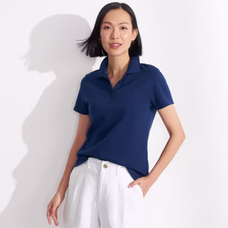 Lands' End Women's Supima Cotton Polo Shirt