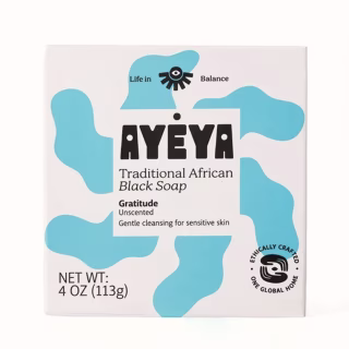 Ayéya Traditional African Black Soap Bar