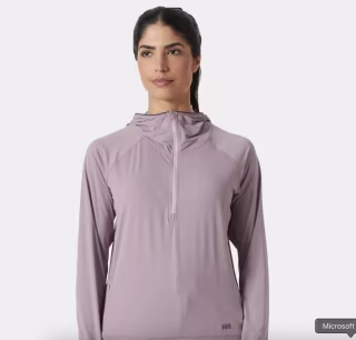 Helly Hansen Women's Shine Solen Half-Zip Sun Hoodie