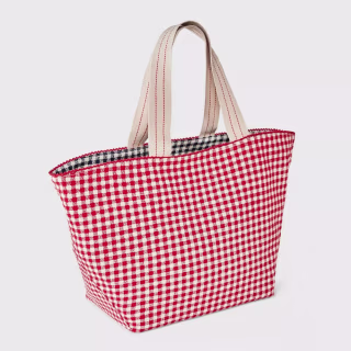 Universal Thread Reversible Canvas Tote Handbag