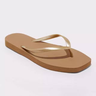 Shade & Shore Women's Square-Toe Thong Flip Flop Sandals