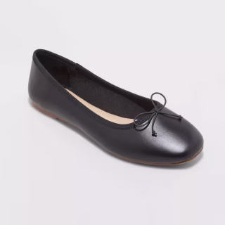 A New Day Women's Jackie Ballet Flats with Memory Foam Insole