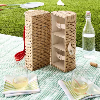 Hearth & Hand with Magnolia Woven Bottle Carrier