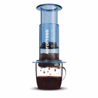 AeroPress Clear Blue Coffee Press