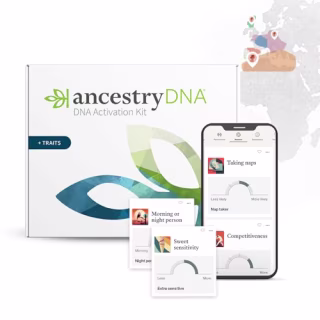 AncestryDNA + Traits Genetic Test Kit