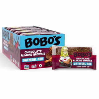 Bobo's Oatmeal Bars, Chocolate Almond Brownie