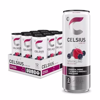 Celsuis Sparkling Wild Berry Energy Drink