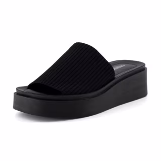 CUSHIONAIRE Pim Wedge Chunky Platform Sandals