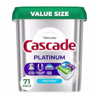 Cascade Platinum Dishwasher Pods