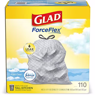 Glad Tall Kitchen Drawstring Trash Bags