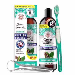 GuruNanda CocoMint Oil Pulling Mouthwash