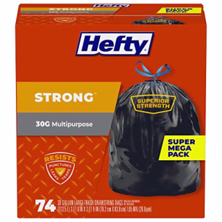 Hefty Strong Large Trash Bags (74 Count)