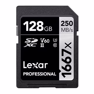 Lexar Professional 1667x V60 UHS-II SDXC