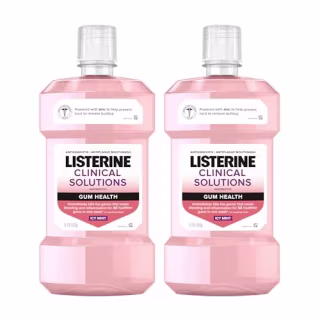 Listerine Clinical Solutions Gum Health Antiseptic Mouthwash (Pack of 2)