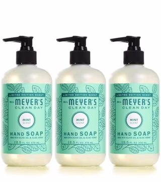Mrs. Meyer's Clean Day Hand Soap in Mint (Pack of 3)