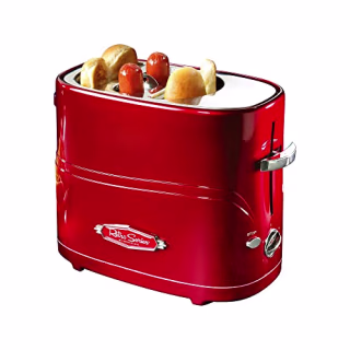 Nostalgia 2 Slot Hot Dog and Bun Toaster