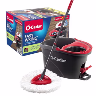 O-Cedar EasyWring Microfiber Spin Mop Cleaning System