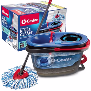 O-Cedar RinseClean Spin Mop & Bucket
