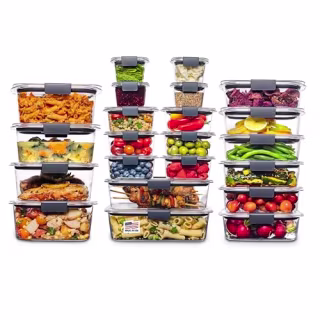 Rubbermaid Brilliance BPA-Free 44-Piece Food Storage Containers
