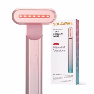 Solawave 4-in-1 Red Light Therapy Wand for Face & Neck