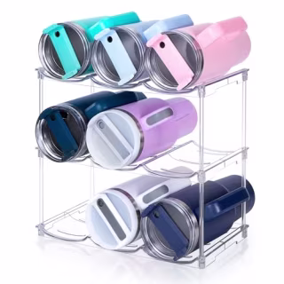 Sspospo Stackable Water Bottle Organizer