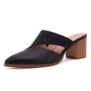 Syktkmx Chunky Stacked Mules