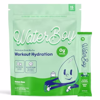 Waterboy Workout Hydration Sugar Free Electrolyte Powder Packets