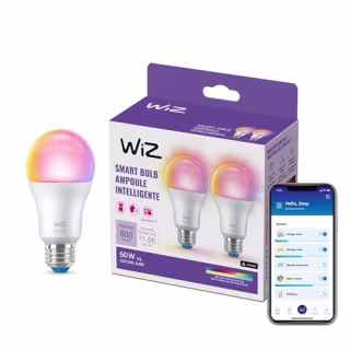 WiZ A19 LED Smart Light Bulbs