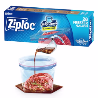 Ziploc Gallon Food Storage Freezer Bags