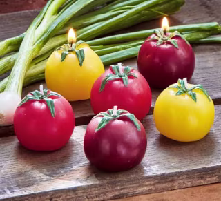 Tag Heirloom Tomato Candles Set
