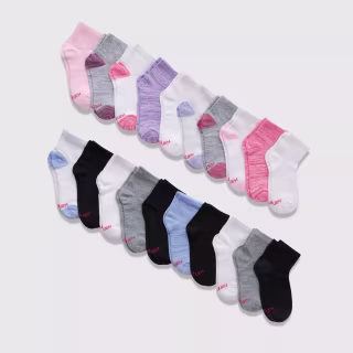 Hanes Girls' 20-pack Ankle Socks 