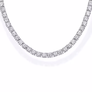 Pavoi Simulated Diamond Tennis Necklace
