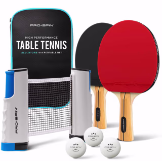 Pro Spin All-In-One Portable Ping Pong Set