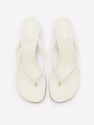 Reformation Amelia Thong Wedge Sandal
