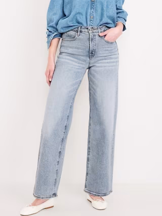 Extra High-Waisted Wide-Leg Jeans