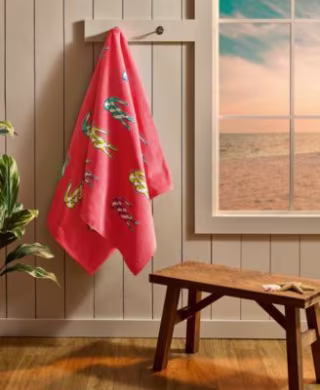 Lacoste Multi Croc Cotton Beach Towel
