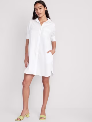 Old Navy Short-Sleeve Shirt Dress