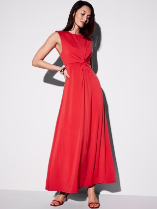 The Occasion by Old Navy Twist-Front Maxi Dress