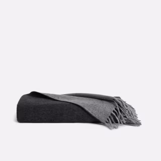 Brooklinen Two-Toned Lambswool Throw Blanket