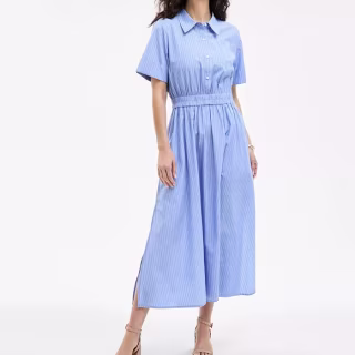 On 34th Cotton Midi Shirtdress