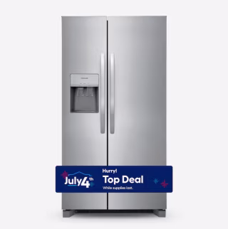 Frigidaire 25.6-Cu. Ft. Refrigerator with Ice Maker, Water and Ice Dispenser
