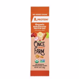 Once Upon a Farm Cinnamon Roll Protein Refrigerated Oat Bar