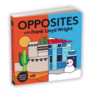 "Opposites with Frank Lloyd Wright," by Mudpuppy