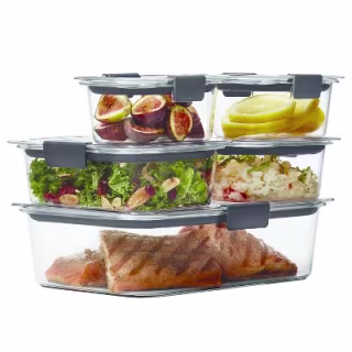 Rubbermaid Brilliance Leak Proof Food Storage Containers (10 Piece)